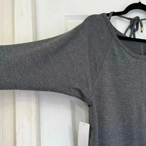 Peach dress in Charcoal grey‎ very comfy Sz Medium - Picture 12 of 12